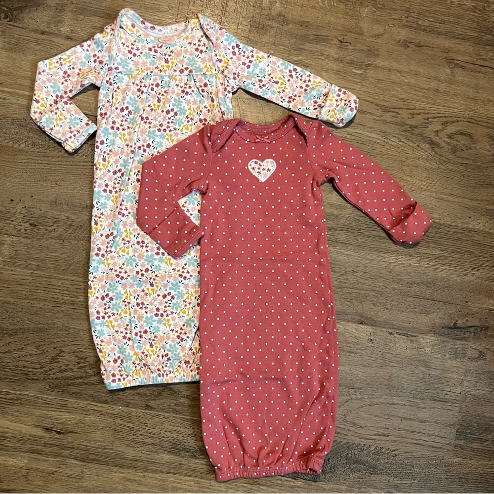 Carter’s Newborn Gowns, Girl’s Gowns, size Newborn